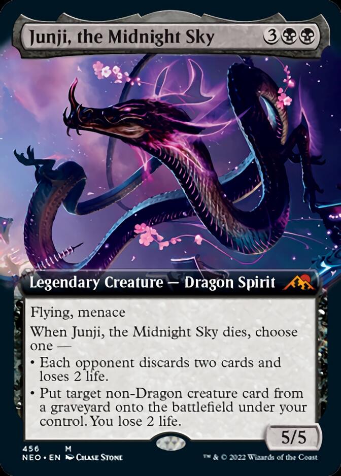 Junji, the Midnight Sky (Extended Art) [Kamigawa: Neon Dynasty] | L.A. Mood Comics and Games