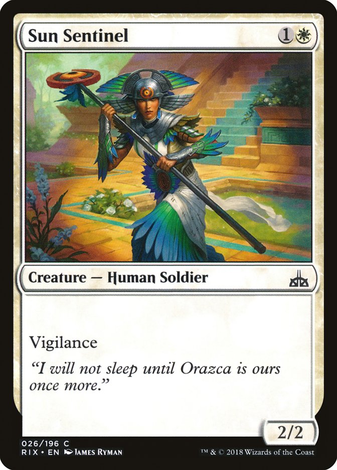 Sun Sentinel [Rivals of Ixalan] | L.A. Mood Comics and Games
