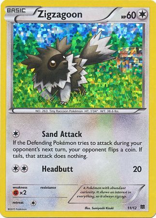 Zigzagoon (11/12) [McDonald's Promos: 2015 Collection] | L.A. Mood Comics and Games