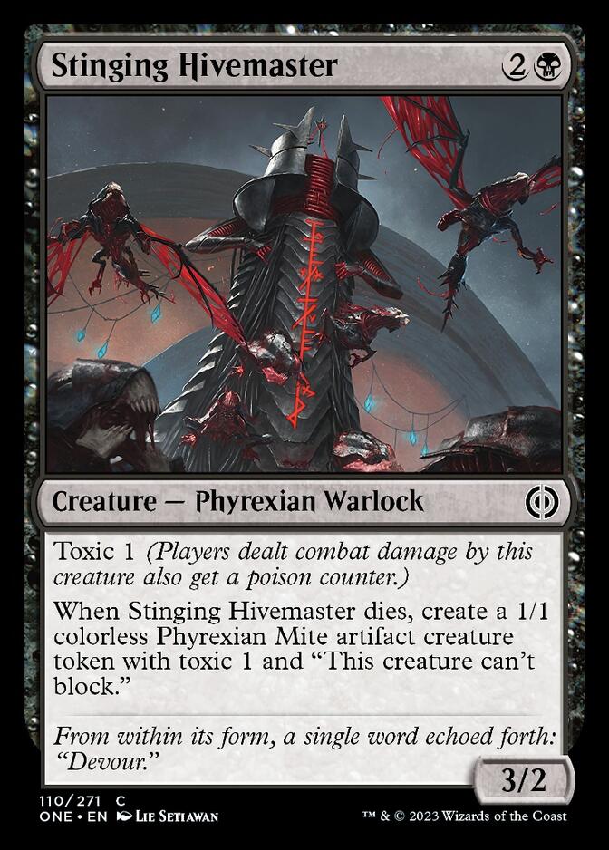 Stinging Hivemaster [Phyrexia: All Will Be One] | L.A. Mood Comics and Games