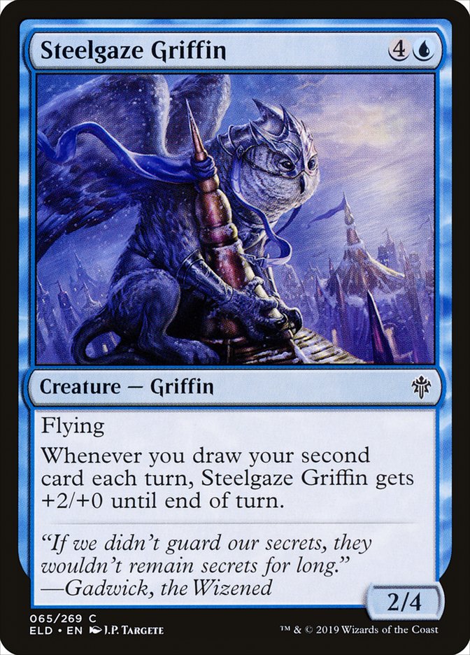 Steelgaze Griffin [Throne of Eldraine] | L.A. Mood Comics and Games