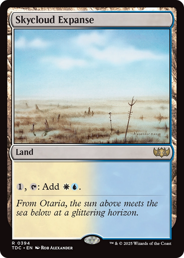 Skycloud Expanse [Tarkir: Dragonstorm Commander] | L.A. Mood Comics and Games
