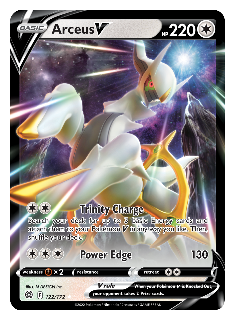 Arceus V (122/172) [Sword & Shield: Brilliant Stars] | L.A. Mood Comics and Games