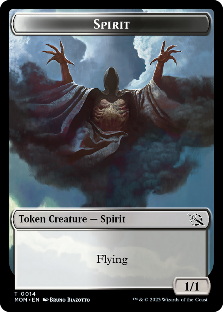 Elemental (9) // Spirit (14) Double-Sided Token [March of the Machine Tokens] | L.A. Mood Comics and Games