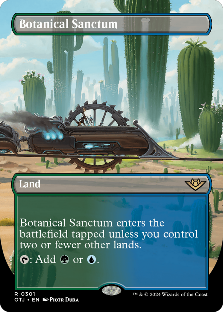 Botanical Sanctum (Borderless) [Outlaws of Thunder Junction] | L.A. Mood Comics and Games