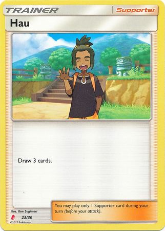 Hau (23/30) [Sun & Moon: Trainer Kit - Lycanroc] | L.A. Mood Comics and Games