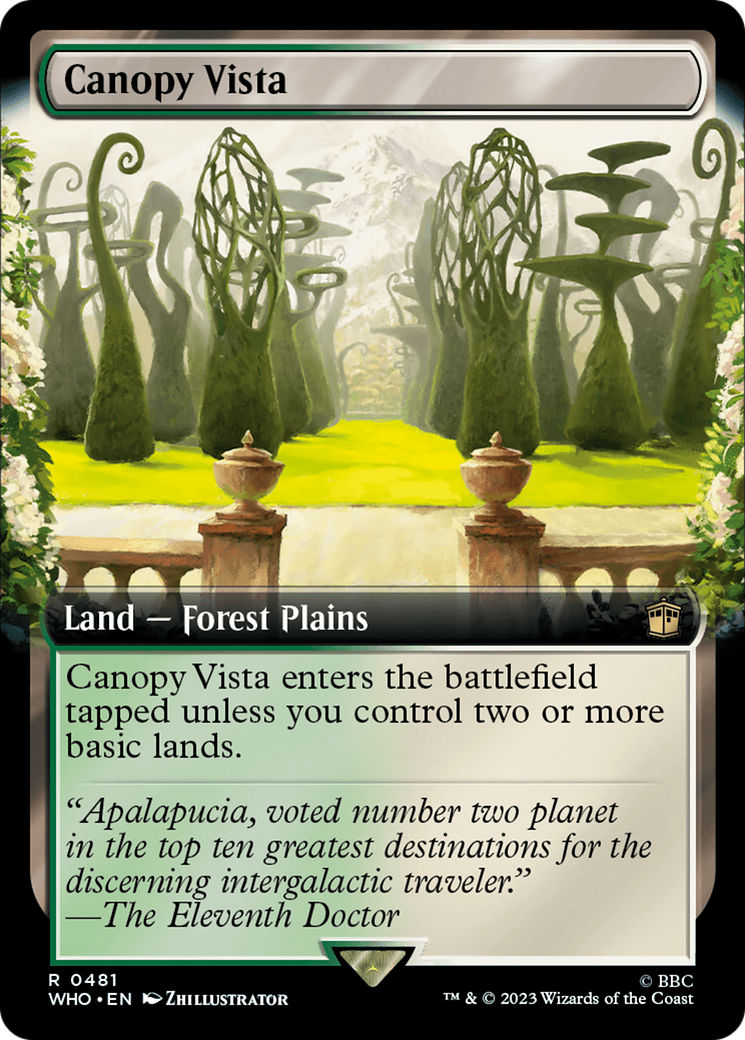 Canopy Vista (Extended Art) [Doctor Who] | L.A. Mood Comics and Games