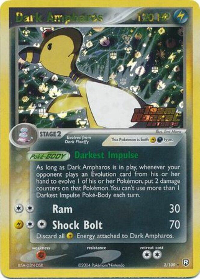 Dark Ampharos (2/109) (Stamped) [EX: Team Rocket Returns] | L.A. Mood Comics and Games