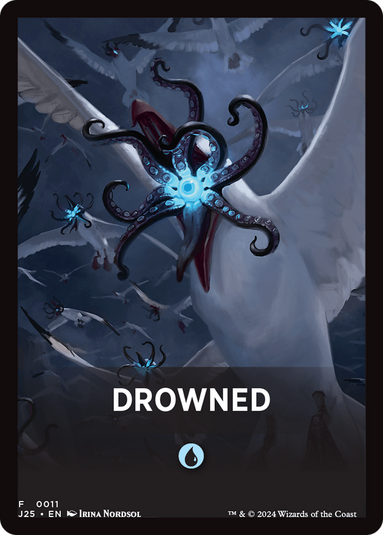 Drowned Theme Card [Foundations Jumpstart Front Cards] | L.A. Mood Comics and Games