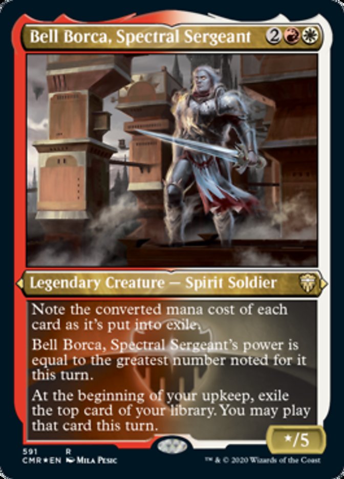 Bell Borca, Spectral Sergeant (Etched) [Commander Legends] | L.A. Mood Comics and Games