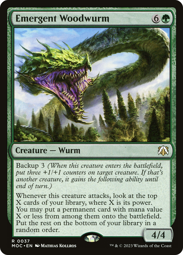 Emergent Woodwurm [March of the Machine Commander] | L.A. Mood Comics and Games