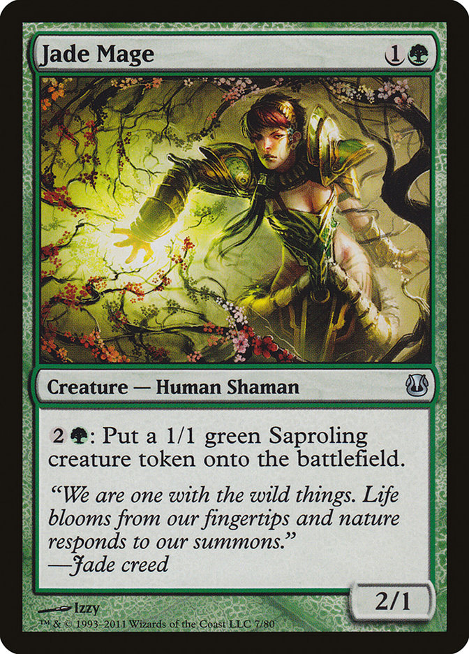 Jade Mage [Duel Decks: Ajani vs. Nicol Bolas] | L.A. Mood Comics and Games