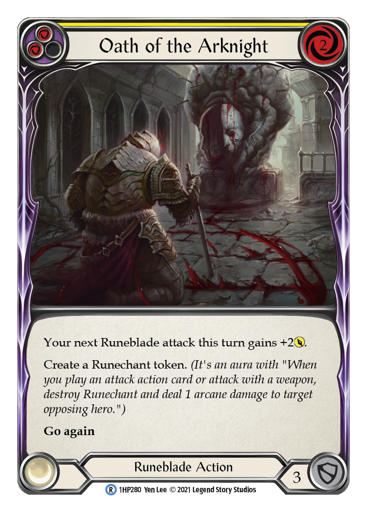 Oath of the Arknight (Yellow) [1HP280] (History Pack 1) | L.A. Mood Comics and Games