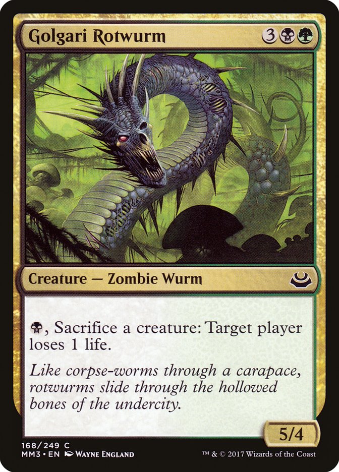 Golgari Rotwurm [Modern Masters 2017] | L.A. Mood Comics and Games