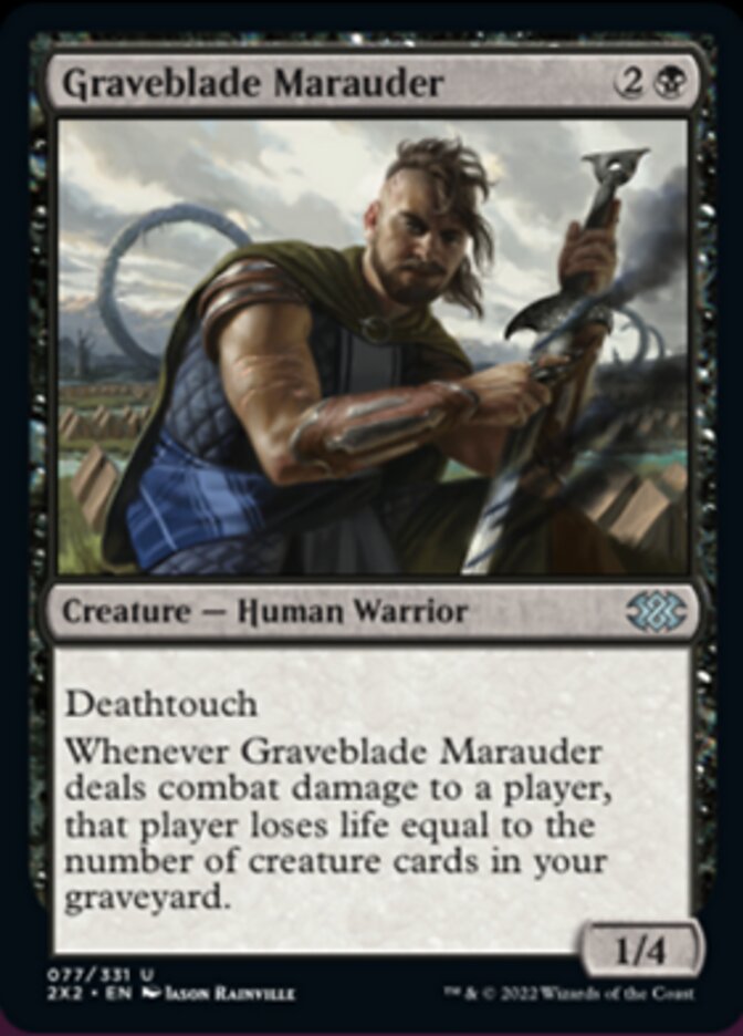 Graveblade Marauder [Double Masters 2022] | L.A. Mood Comics and Games