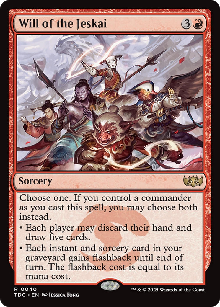 Will of the Jeskai [Tarkir: Dragonstorm Commander] | L.A. Mood Comics and Games