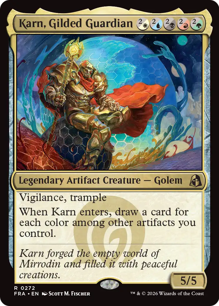 Karn, Gilded Guardian [Reality Fracture] | L.A. Mood Comics and Games