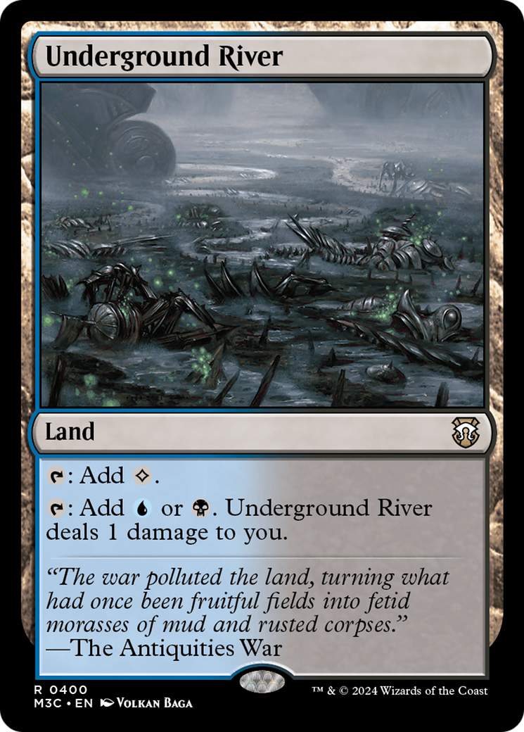 Underground River (Ripple Foil) [Modern Horizons 3 Commander] | L.A. Mood Comics and Games