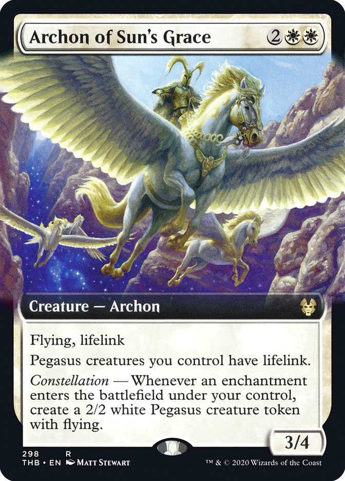 Archon of Sun's Grace (Extended Art) [Theros Beyond Death] | L.A. Mood Comics and Games