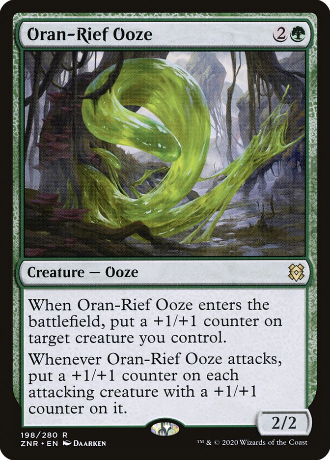 Oran-Rief Ooze [Zendikar Rising] | L.A. Mood Comics and Games