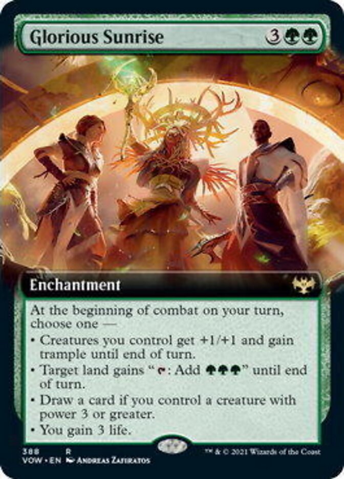Glorious Sunrise (Extended Art) [Innistrad: Crimson Vow] | L.A. Mood Comics and Games