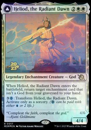 Heliod, the Radiant Dawn // Heliod, the Warped Eclipse [March of the Machine Prerelease Promos] | L.A. Mood Comics and Games
