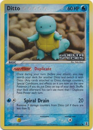 Ditto (64/113) (Stamped) [EX: Delta Species] | L.A. Mood Comics and Games