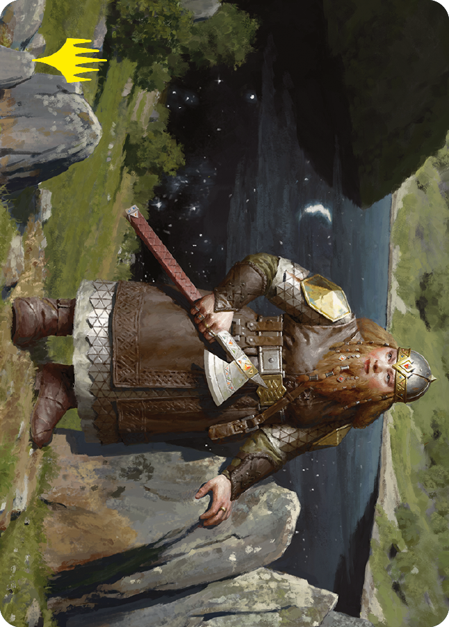 Mirrormere Guardian Art Card (Gold-Stamped Signature) [The Lord of the Rings: Tales of Middle-earth Art Series] | L.A. Mood Comics and Games