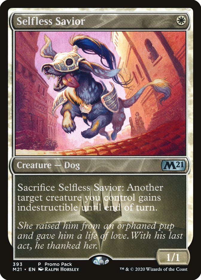 Selfless Savior (Promo Pack) [Core Set 2021 Promos] | L.A. Mood Comics and Games