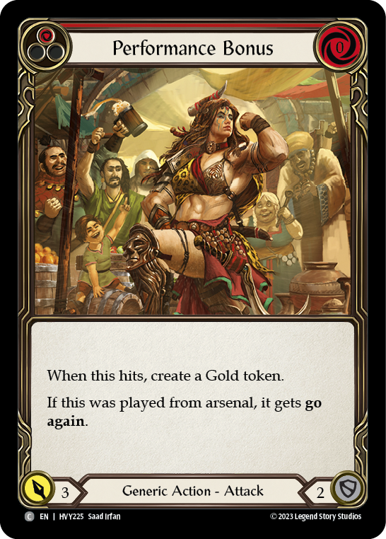 Performance Bonus (Red) [HVY225] (Heavy Hitters) | L.A. Mood Comics and Games