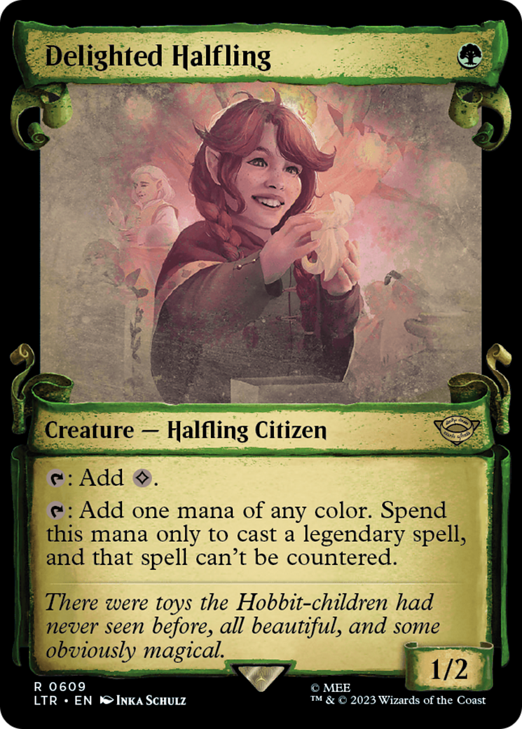 Delighted Halfling [The Lord of the Rings: Tales of Middle-Earth Showcase Scrolls] | L.A. Mood Comics and Games