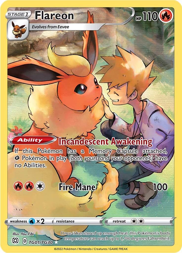 Flareon (TG01/TG30) [Sword & Shield: Brilliant Stars] | L.A. Mood Comics and Games