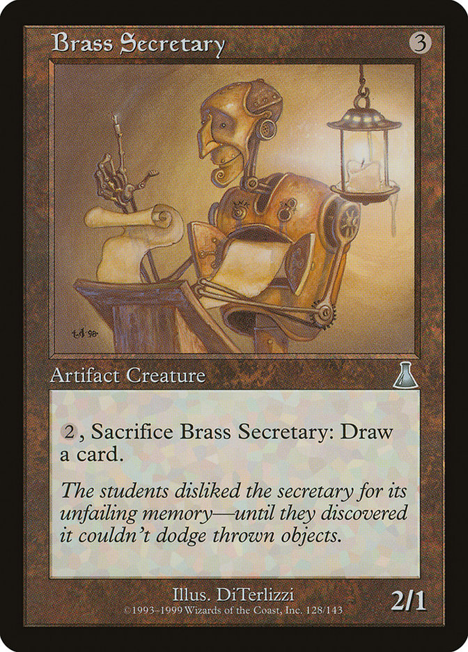 Brass Secretary [Urza's Destiny] | L.A. Mood Comics and Games