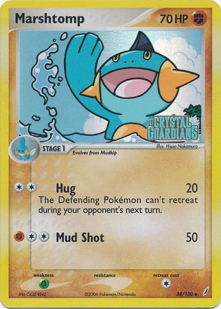 Marshtomp (38/100) (Stamped) [EX: Crystal Guardians] | L.A. Mood Comics and Games