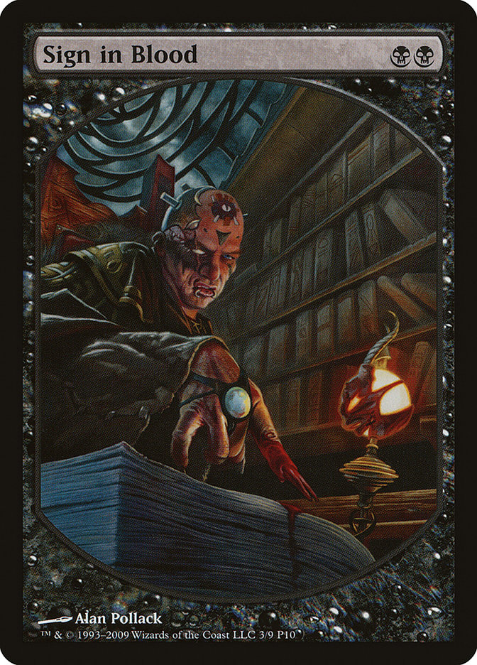 Sign in Blood [Magic Player Rewards 2010] | L.A. Mood Comics and Games
