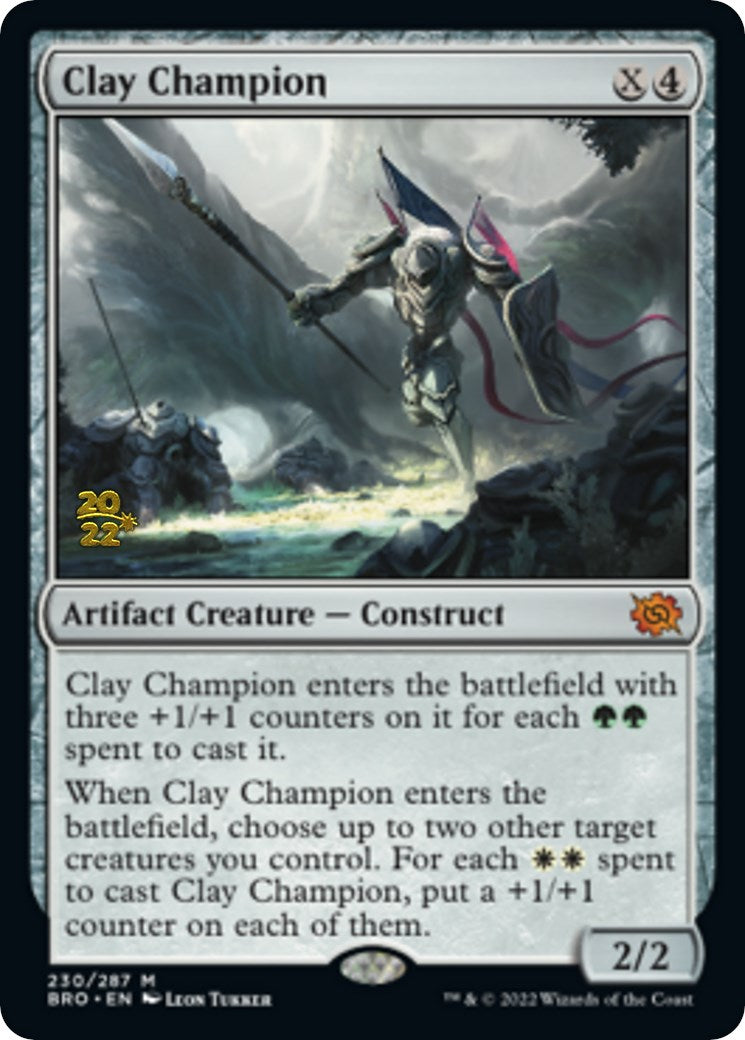 Clay Champion [The Brothers' War Prerelease Promos] | L.A. Mood Comics and Games