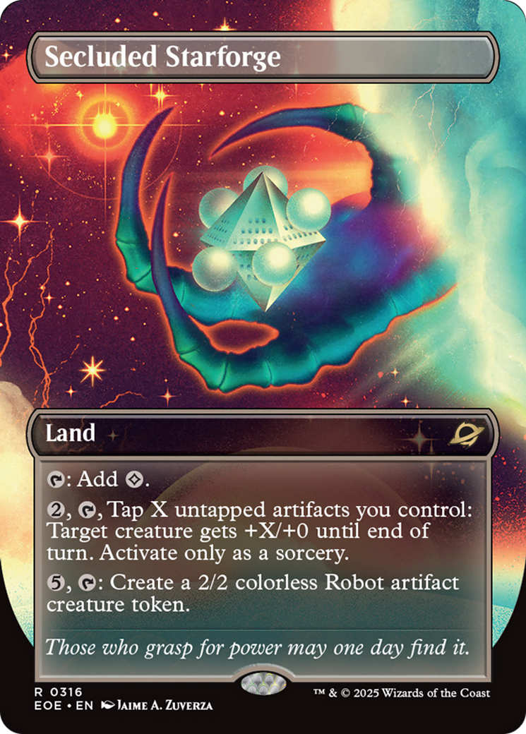 Secluded Starforge (Borderless) [Edge of Eternities] | L.A. Mood Comics and Games