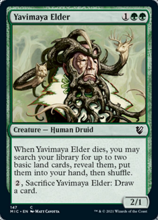 Yavimaya Elder [Innistrad: Midnight Hunt Commander] | L.A. Mood Comics and Games