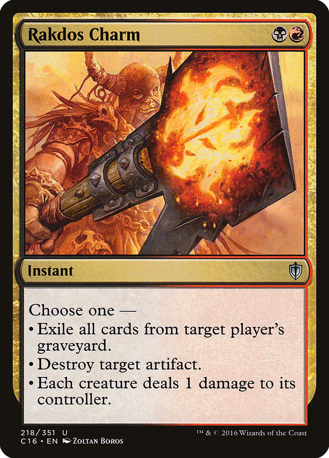 Rakdos Charm [Commander 2016] | L.A. Mood Comics and Games