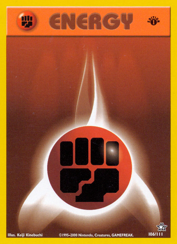 Fighting Energy (106/111) [Neo Genesis 1st Edition] | L.A. Mood Comics and Games
