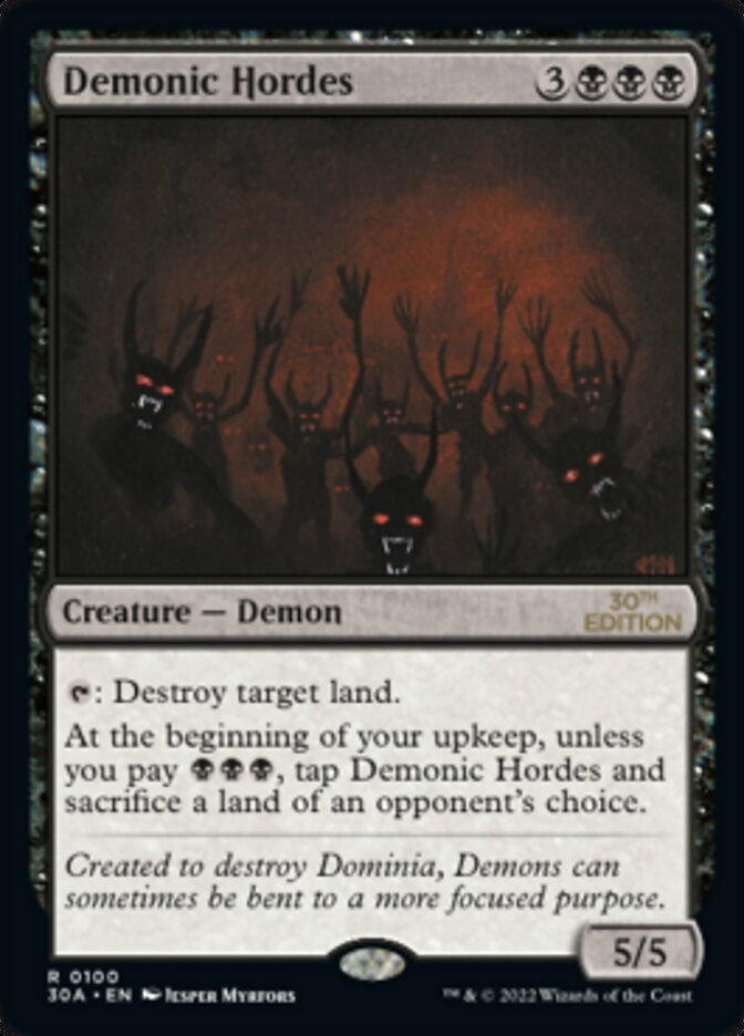 Demonic Hordes [30th Anniversary Edition] | L.A. Mood Comics and Games