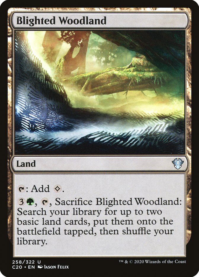Blighted Woodland [Commander 2020] | L.A. Mood Comics and Games