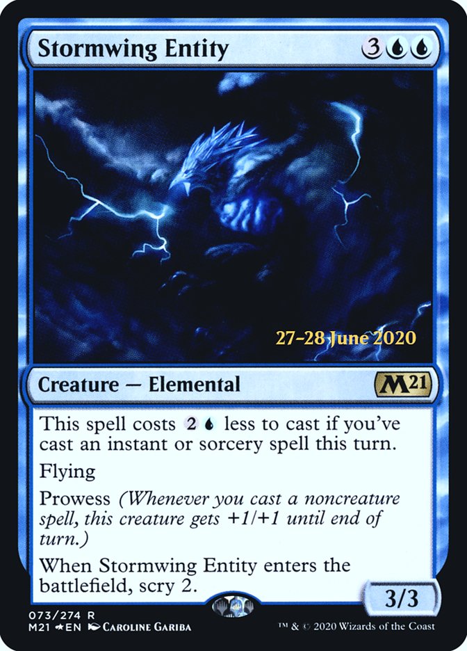 Stormwing Entity [Core Set 2021 Prerelease Promos] | L.A. Mood Comics and Games