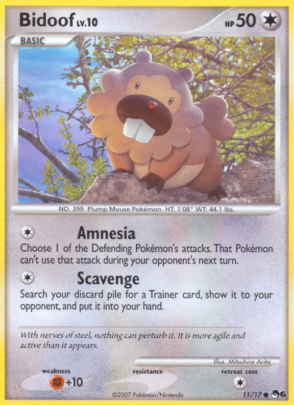 Bidoof (11/17) [POP Series 6] | L.A. Mood Comics and Games
