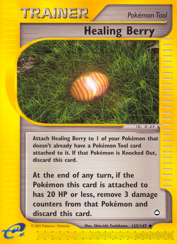 Healing Berry (125/147) [Aquapolis] | L.A. Mood Comics and Games