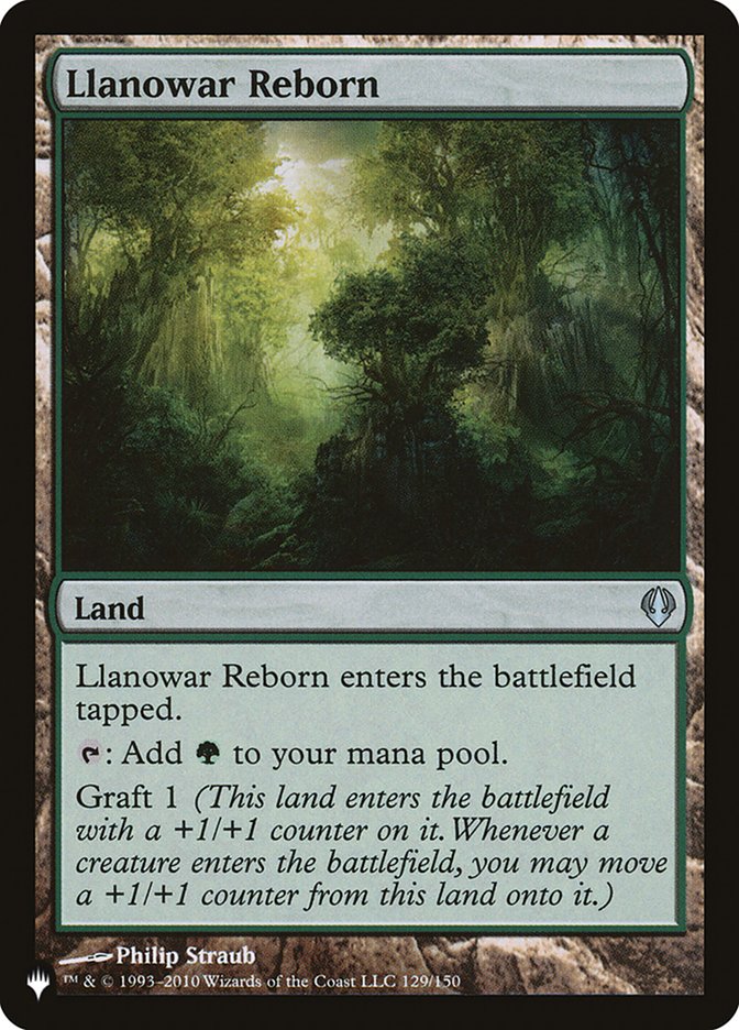 Llanowar Reborn [The List] | L.A. Mood Comics and Games