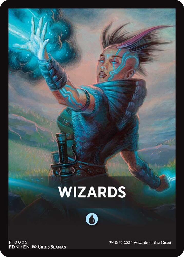 Wizards Theme Card [Foundations Tokens] | L.A. Mood Comics and Games