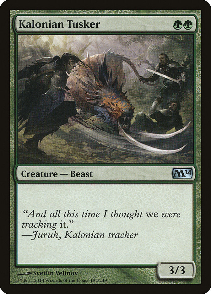Kalonian Tusker [Magic 2014] | L.A. Mood Comics and Games