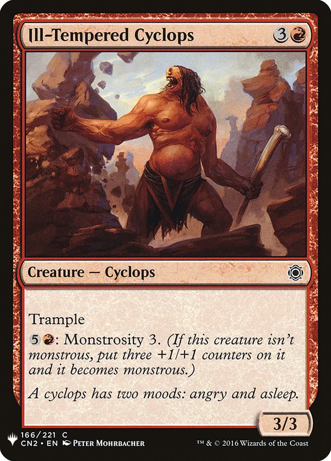 Ill-Tempered Cyclops [Mystery Booster] | L.A. Mood Comics and Games