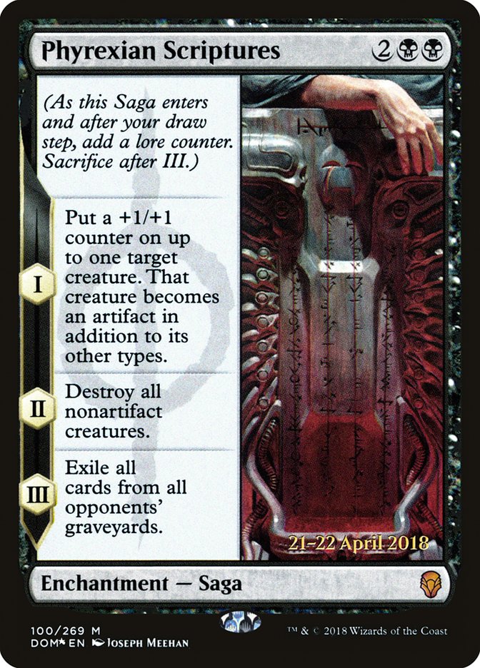 Phyrexian Scriptures [Dominaria Prerelease Promos] | L.A. Mood Comics and Games